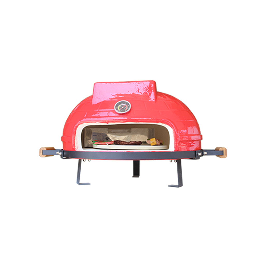 21” TABLETOP PIZZA OVEN KAMADO(RED)
